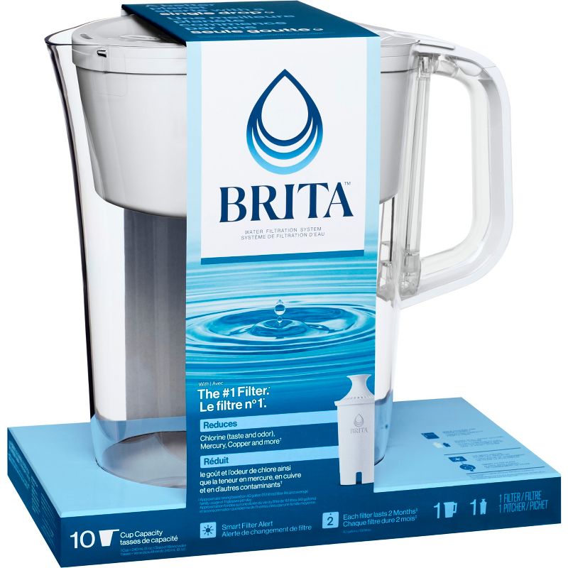 Brita Water Filter 10-Cup Tahoe Water Pitcher Dispenser with Standard Water Filter, 4 of 12