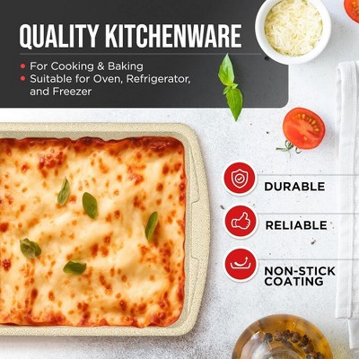 6-Piece White Stone Coating Carbon Steel Bakeware Set