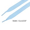 INSPIRE CHIC Polyester Fashion Shoelace 0.6 Inch 2 Pairs - 3 of 4