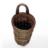 The Lakeside Collection Woven Farmhouse Basket-Look Plastic Bag Dispenser for Kitchen - 3 of 4