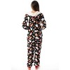 Just Love Womens One Piece Winter Holiday Adult Bodysuit Faux Shearling Lined Hoody Xmas Pajamas - 4 of 4