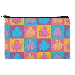 Peeps In Squares In Four Colors Makeup Cosmetic Bag Organizer Pouch - 1 of 4