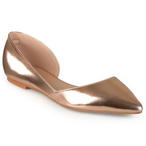 Journee Collection Women's Cortni Slip On Pointed Toe D'Orsay Flats - 1 of 4
