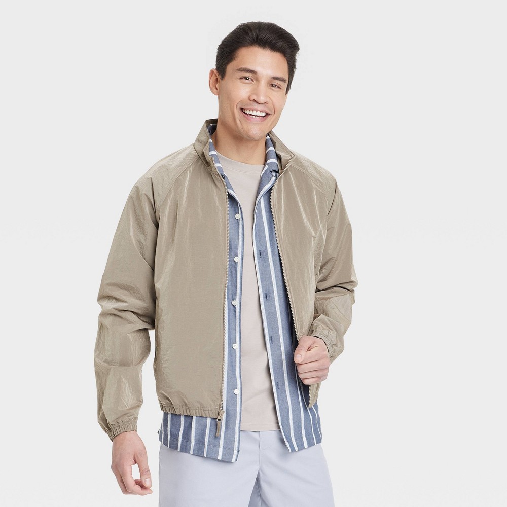 Men's Hooded Rain Coat - Goodfellow & Co™ Gray XL