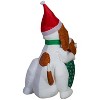 Gemmy Christmas Inflatable Dog Family Scene, 6 ft Tall, Multi - 4 of 4