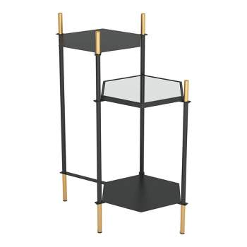 Whitfield Side Table Gold/Black - ZM Home