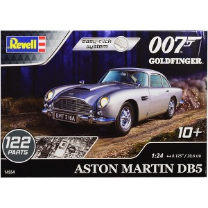 Level 2 Easy-Click Model Kit Aston Martin DB5 James Bond 007 "Goldfinger" (1964) Movie 1/24 Scale Model by Revell - 1 of 4