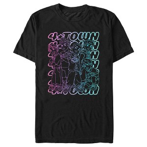 Men's Turning Red 4*Town '99 Australian Tour Badge T-Shirt - 1 of 4