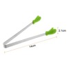 Unique Bargains Stainless Steel Tiny Gloves Shape Cooking Kitchen Food Tongs - 2 of 4