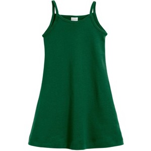 City Threads USA-Made Cotton Girls Soft Camisole Dress - 1 of 4