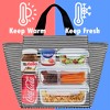 OPUX Lunch Bag Women, Insulated Tote Box Kids Men Girls Adults, Reusable Small Medium Soft Cooler School Adults Work Office Picnic - 2 of 4