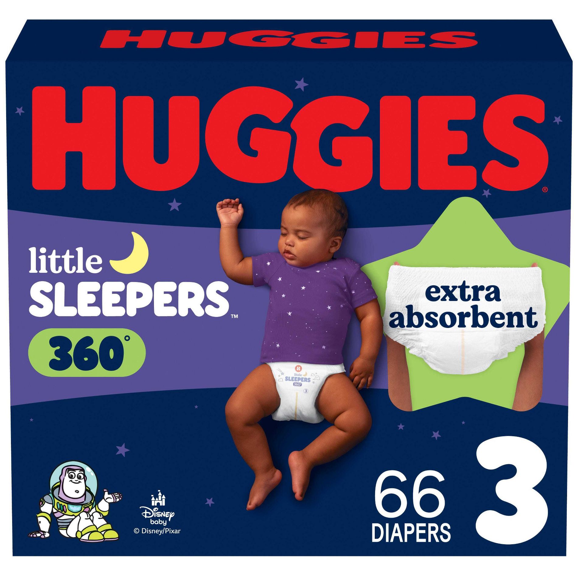 Huggies Little Sleepers 360 Pull On Nighttime Diapers (Select Size and Count)