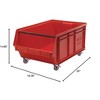 Quantum Storage Systems Magnum Bin, Mobile, 29"L X 18-3/8"W X 14-7/8"H, 150 Lbs. Stack Capacity - 2 of 2
