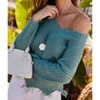 Women's Frayed V-Neck Sweater - Mainstrip - 4 of 4