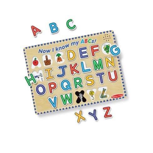 Melissa and sale doug alphabet puzzle