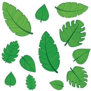 Beistle Tropical Leaf Cutouts, 4"-12", (24/Pkg) Multicolored - 1 of 2