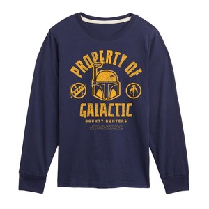 Boys' - Star Wars - Property Of Galactic Bh Long Sleeve Graphic T-Shirt - 1 of 3