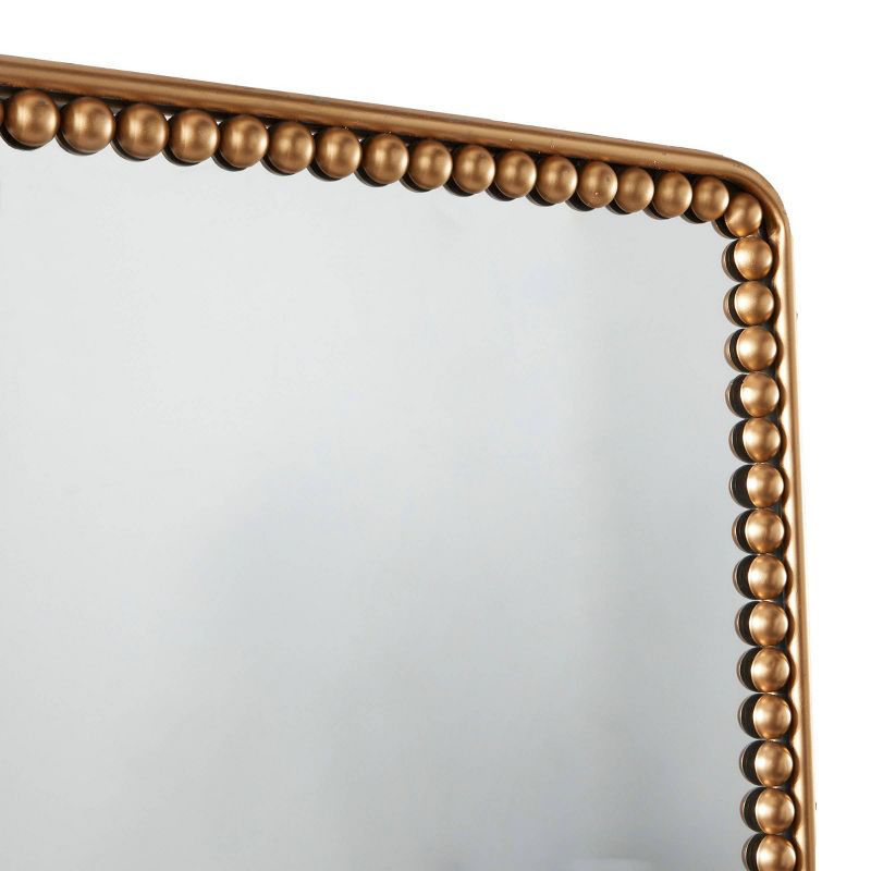 36&#34;x24&#34; Metal Wall Mirror with Beaded Detailing Gold - Olivia &#38; May, 3 of 6
