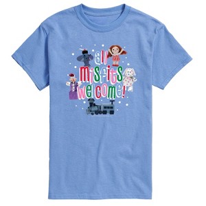 Men's - Rudolph - All Misfits Welcome Short Sleeve Graphic T-Shirt - 1 of 4