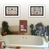 Hot Bath 2-Piece Vignette by Linda Spivey, White Frame - 2 of 3