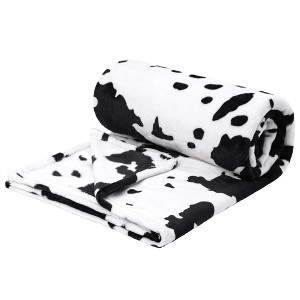 PiccoCasa 300GSM Lightweight Cute Comfy Fleece Flannel Throw Blankets 1 Pc - 1 of 4