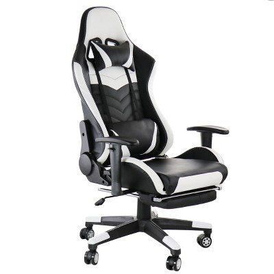 Gamefitz Gaming Chair In Black And White : Target