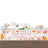Big Dot of Happiness Girl Little Pumpkin - Happy Birthday Fall Birthday Decorations Party Banner - 3 of 4