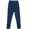 RuffleButts Girls Ruched Bow Leggings - 2 of 4
