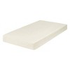 Everyday Kids Fitted Crib Sheet, 100% Soft Breathable Microfiber Baby Sheet, Fits Standard Size Crib Mattress 28in x 52in, Beige Nursery Sheet - 2 of 4