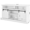 Lyngins 58" TV Stand with Cabinets & Shelves, Entertainment Center with Sliding Door,Cable Management,TV Media Console Table for Living Room - 3 of 4