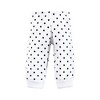 Hudson Baby Girls Thermal Preemie Layette 4pc Set, Black White Dots, Preemie - 4 of 4