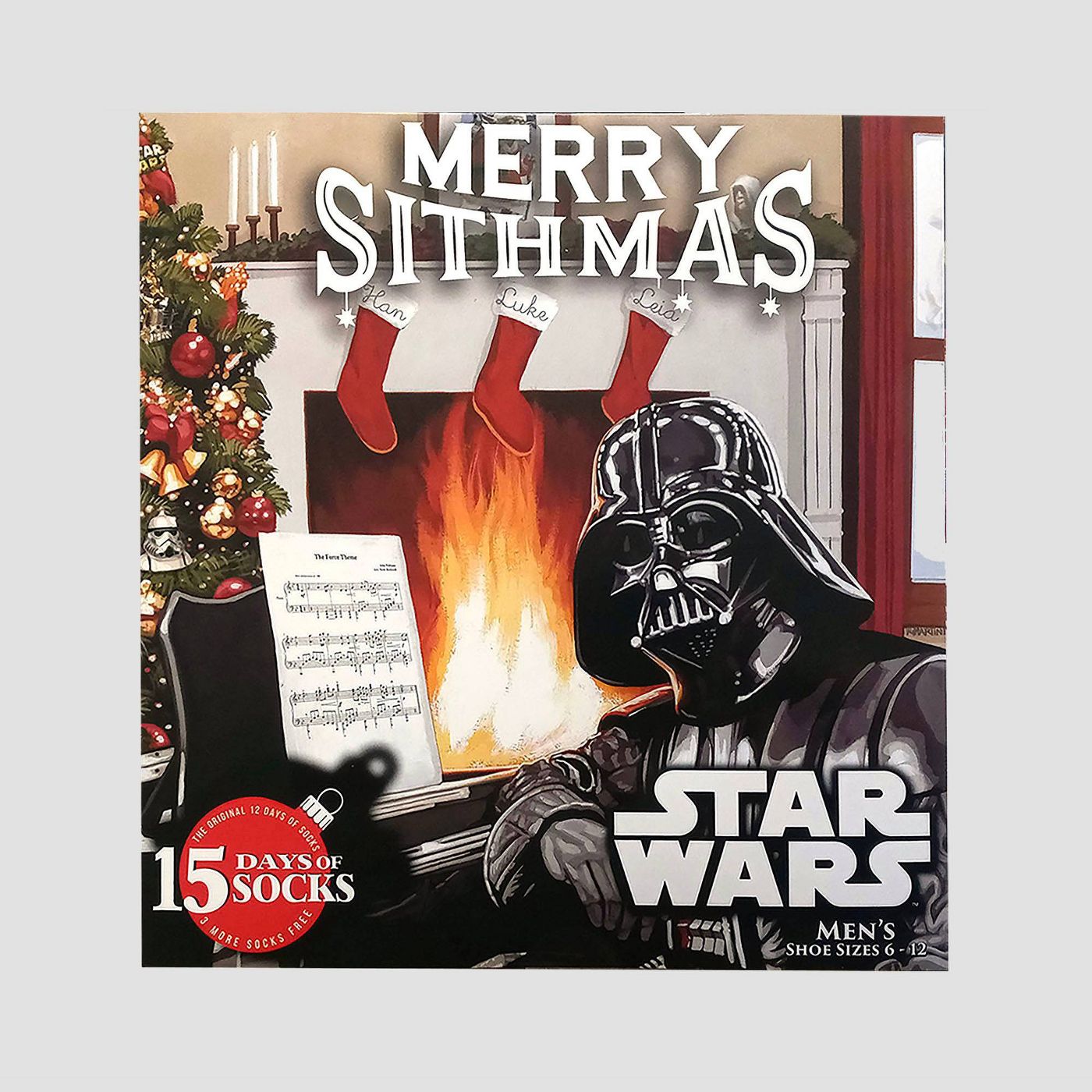 Men's Star Wars 15 Days of Socks Advent Calendar - Assorted Colors One Size - image 2 of 4