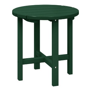 WestinTrends All-Weather Outdoor Patio Round Poly Adirondack Side Table - 1 of 4