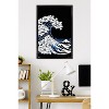 Trends International Tobe Fonseca - Kanagawa Cat Wave Framed Wall Poster Prints - 2 of 4