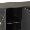 VYNXARIA Modern 4-Door Cabinet with Mirrored Doors - Stylish Storage for Any Room - 4 of 4
