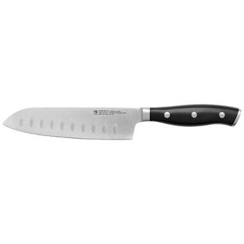 HENCKELS Forged Accent Hollow Edge Santoku Knife