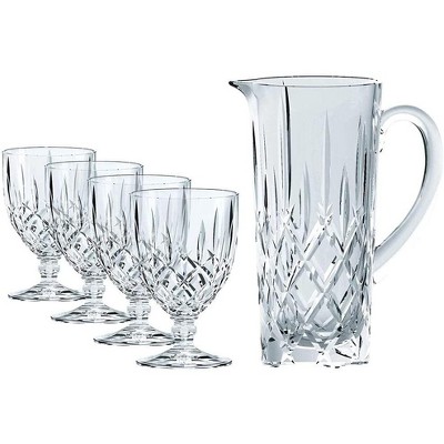 Spiegelau & Nachtmann 102387 Noblesse Set, 4 Goblets & Jug - Clear