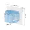 Unique Bargains Broom Grippers Self Adhesive Mop Dustpan Holders 1.9"x0.9"x1.8" 4 Pcs - 2 of 4