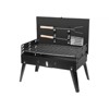 SEVOBAL Outdoor Grills, Griddles and Smokers 3 Height Adjustable Foldable Charcoal Grill for Camping, Picnics, Backyard BBQ, Black, 17.7"*11.02"*3.1" - 2 of 4