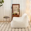 Maliang Faux Fur Bean Bag Chair for Adults, Stuffed Floor Sofa for Living Room, Bedroom - 3 of 4