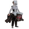 Minecraft Kids' Spider Jockey Halloween Deluxe Inflatable Costume - Gray - 4-6 - 2 of 4