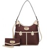 MKF Collection Harper Nylon Shoulder Hobo Bag with Matching Wallet by Mia K - 2 of 4