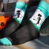 Skeleton Walking In Front of the Moon Socks - (Women's Sizes Adult Medium) from the Sock Panda - image 2 of 4