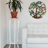 Slickblue Colorful Palm Trees Metal Wall Art, 24-Inch Handcrafted Steel Decor for Indoor/Outdoor Display - 3 of 3