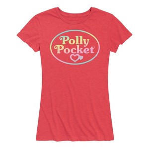Women's - Polly Pocket - Polly Pocket Ombre Logo Short Sleeve Graphic T-Shirt - 1 of 4