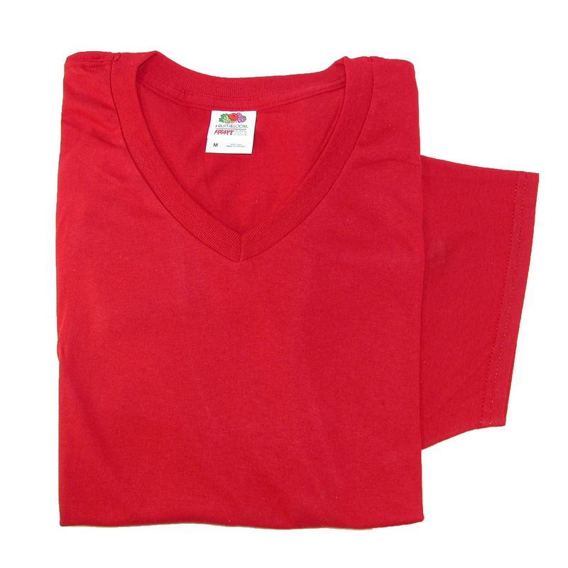 Fruit of the Loom Big and Tall V Neck Cotton T Shirt, 2 of 3