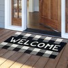 Briarwood Lane Everyday Coir Doormat 36x24 Checkered Welcome Medium Coir Doormat - 2 of 3