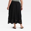 Women's Maxi Full Skirt - Universal Thread™ Black - 2 of 3