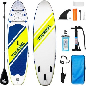 Nasitip 10'6" Inflatable Stand Up Paddle Board with Paddle & Accessories, Stable Non-Slip Deck, SUP for Adults & Youth - 1 of 4