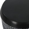 Uttermost Cutting Edge Accent Table-Fun Geomatric Statement Black Gray Resin - 4 of 4